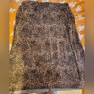 High Waisted Smocked Crepe Maxi Skirt for Women